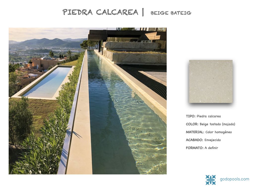 Revestimiento de piedra natural para piscinas