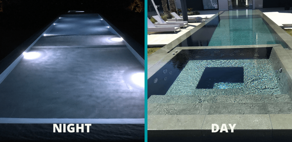 Choosing the pool's water color
