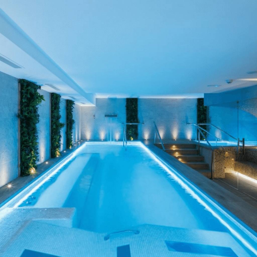 Design of swimming pool projects for hotels.