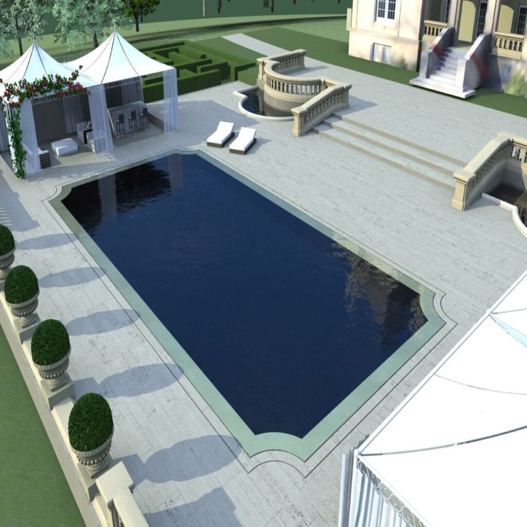 Diseños previos en nuestros proyectos de construcción de piscinas