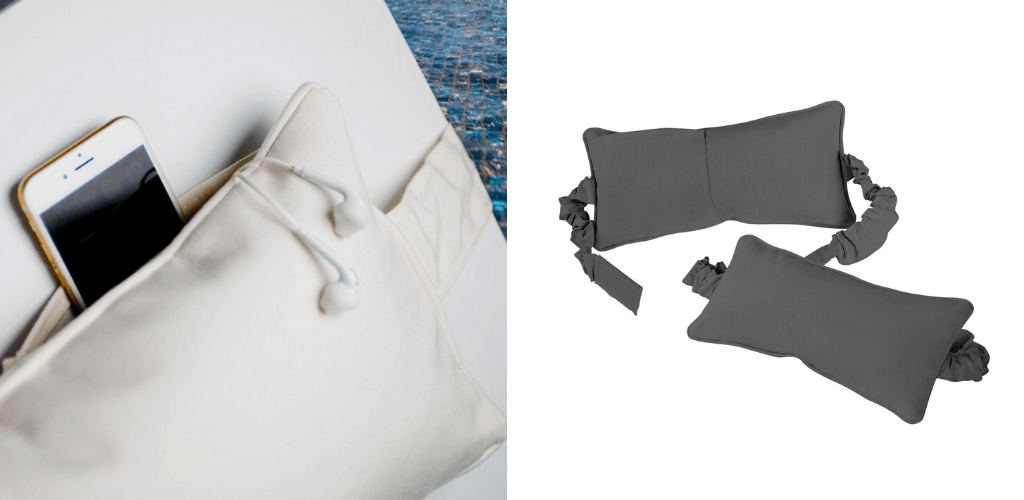 Headrest pillows for pool loungers. In-Pool furniture collection by GodoPools