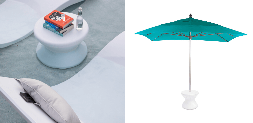 Side table for pool. In-Pool furniture collection by GodoPools