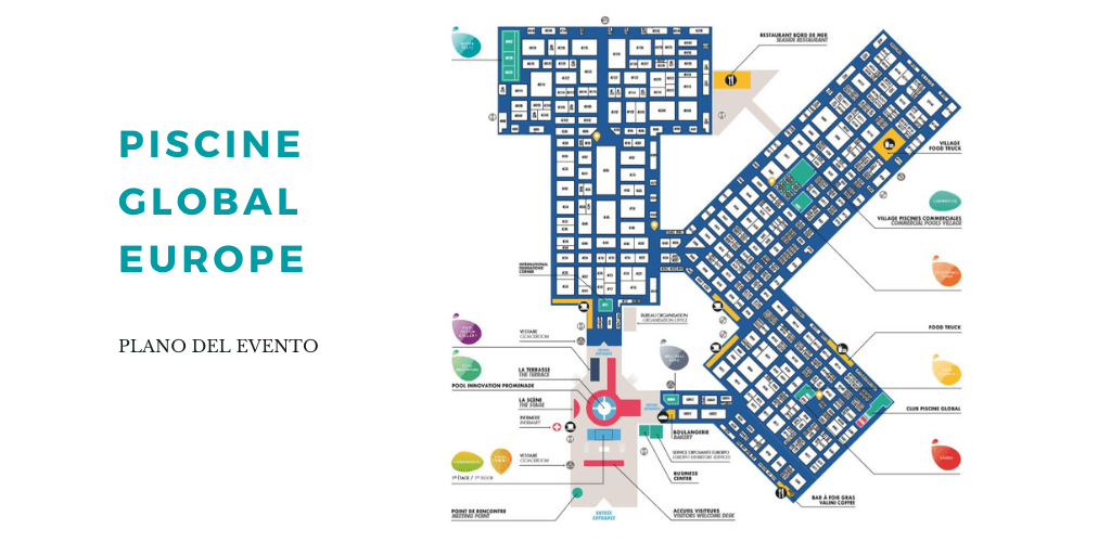Plano del evento Piscine Global Europe