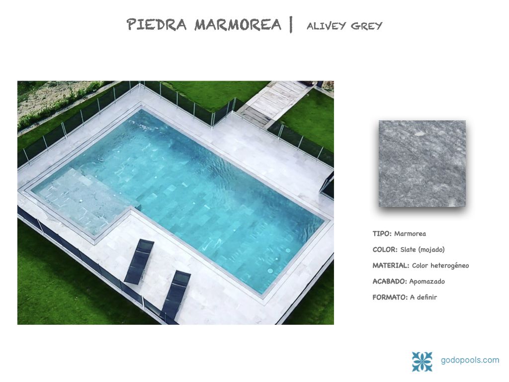 Piedra Natural para Piscinas. GodoPools