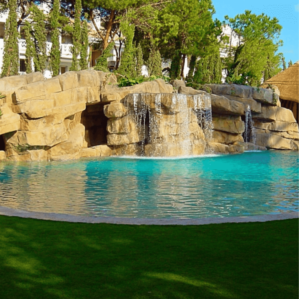 waterfalls for swimming pools