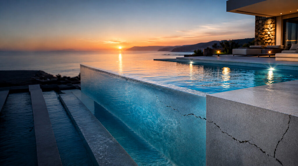 Concrete pool cracks: causes and prevention