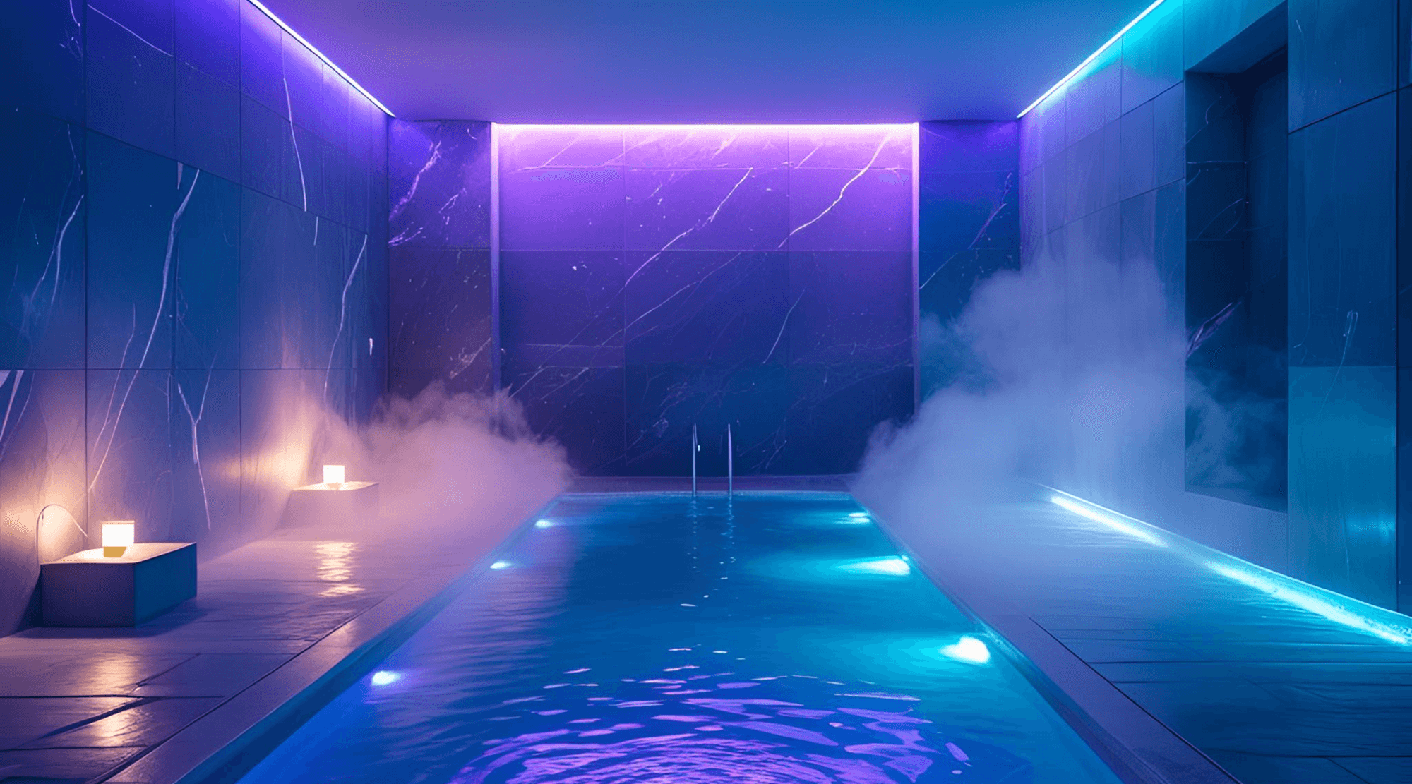 cromoterapia en piscinas