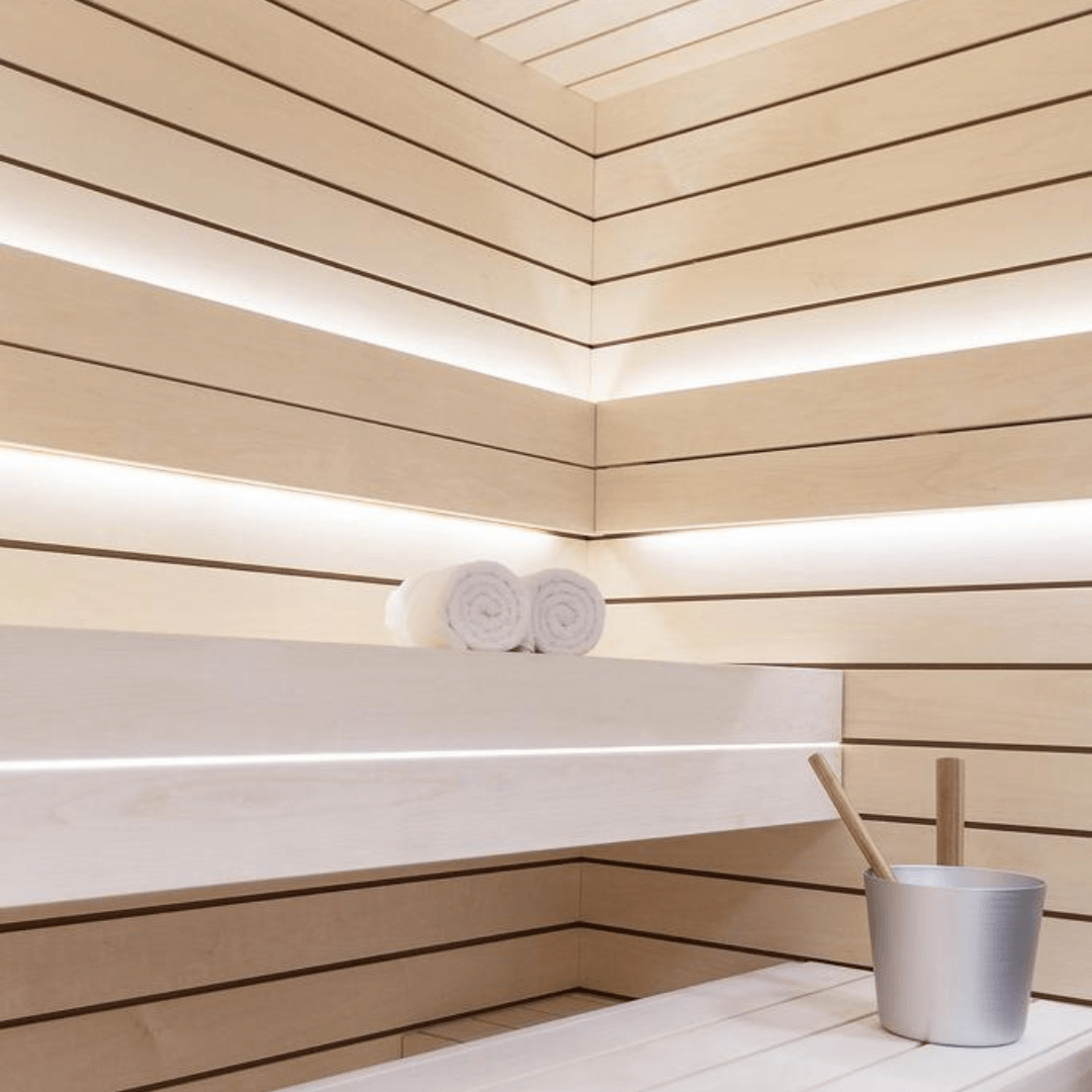 sauna seca y húmeda