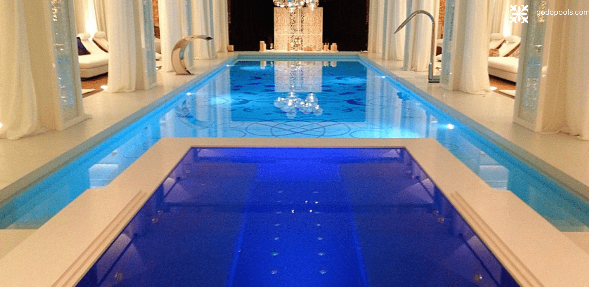 Design of indoor pool and hydrotherapy area