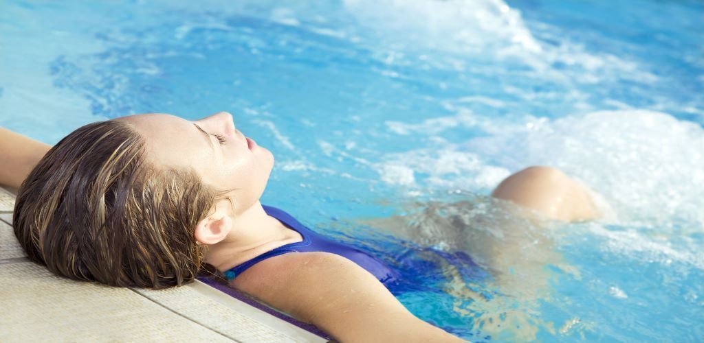 relax en la piscina