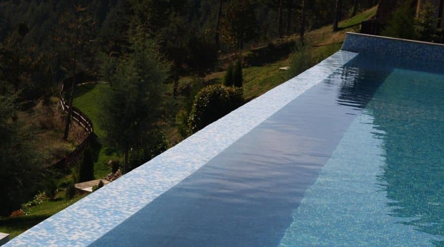 The core components of an infinity pool overflow system