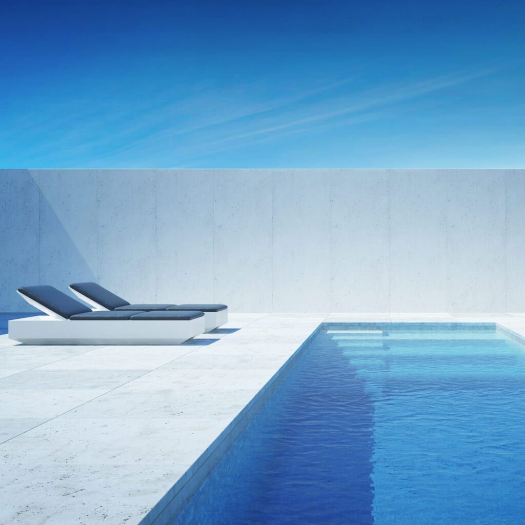 espacio necesario para piscina a medida