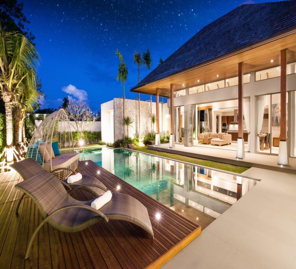 vivienda con piscina