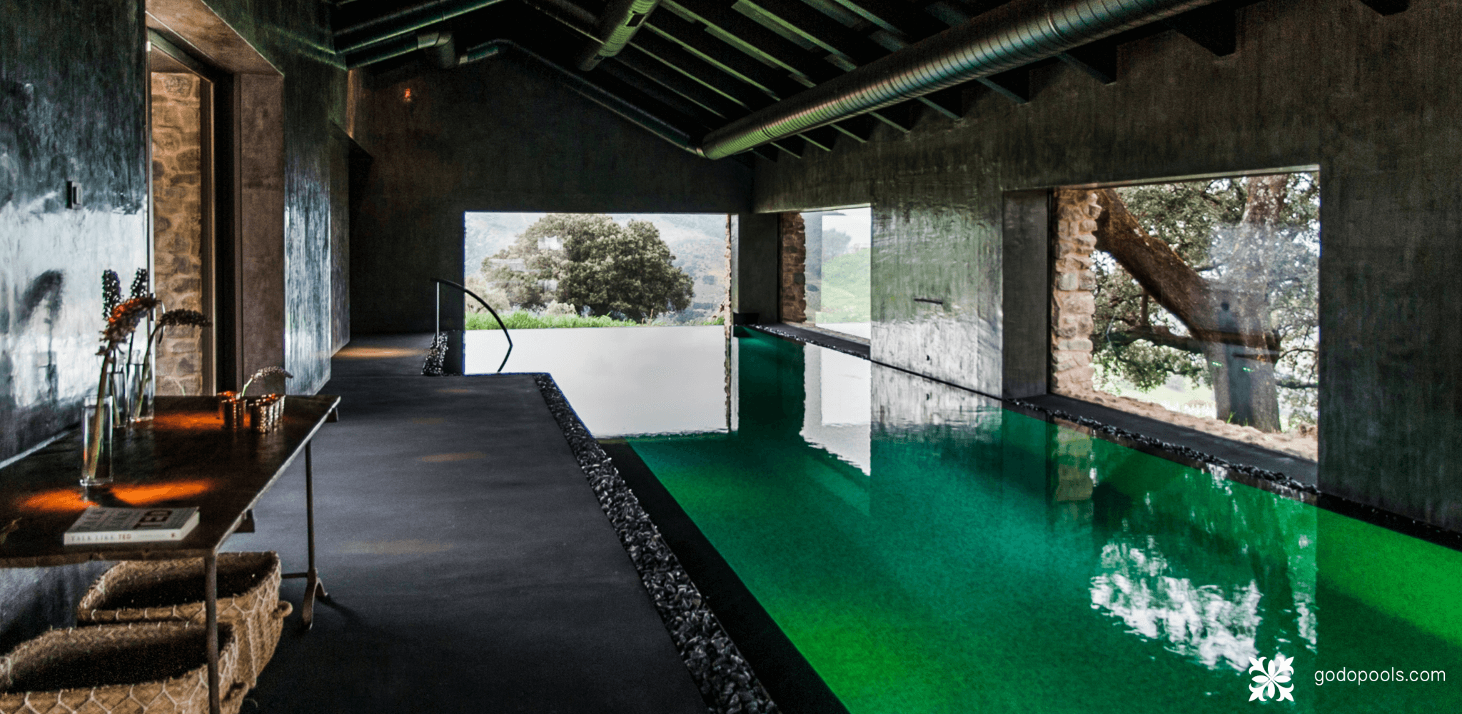 Luxury indoor pool