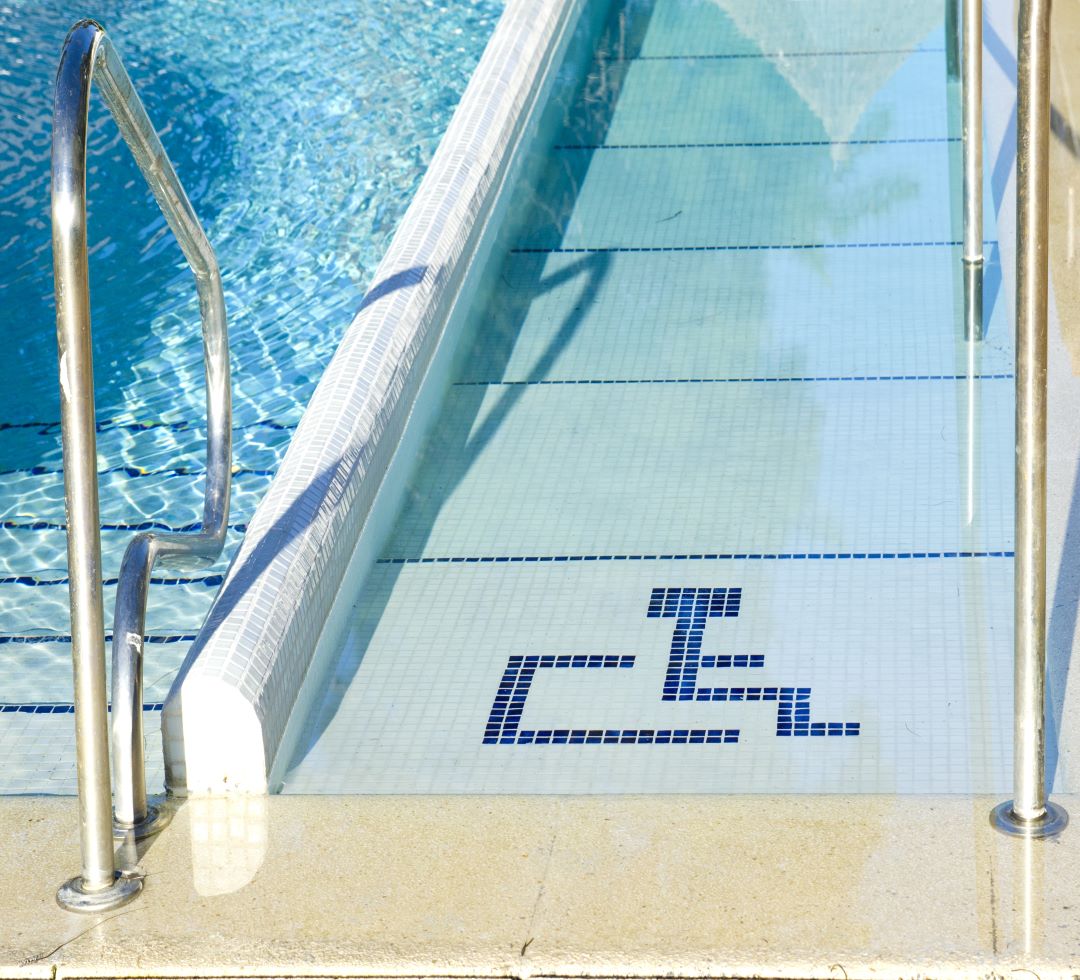 rampa para piscina