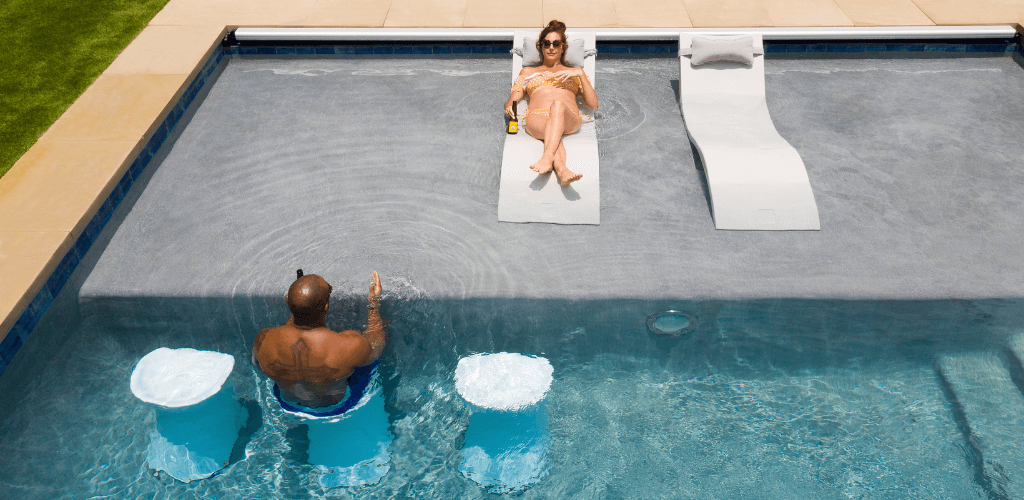 profundidad piscina uso pareja
