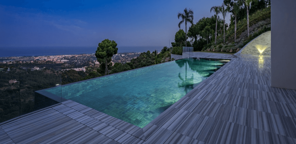 proyecto marmara iluminacion piscinas