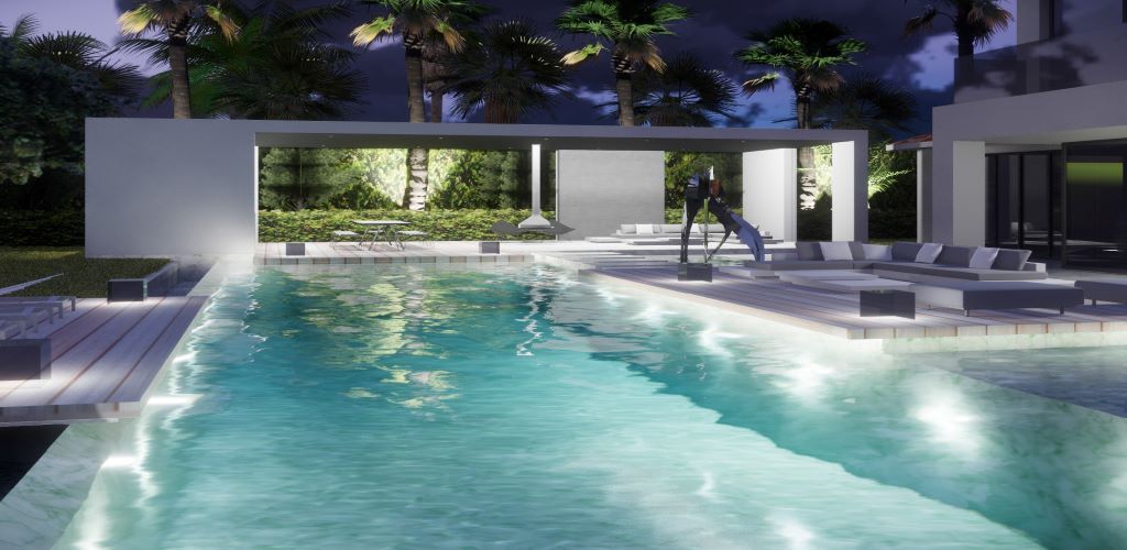maqueta piscina