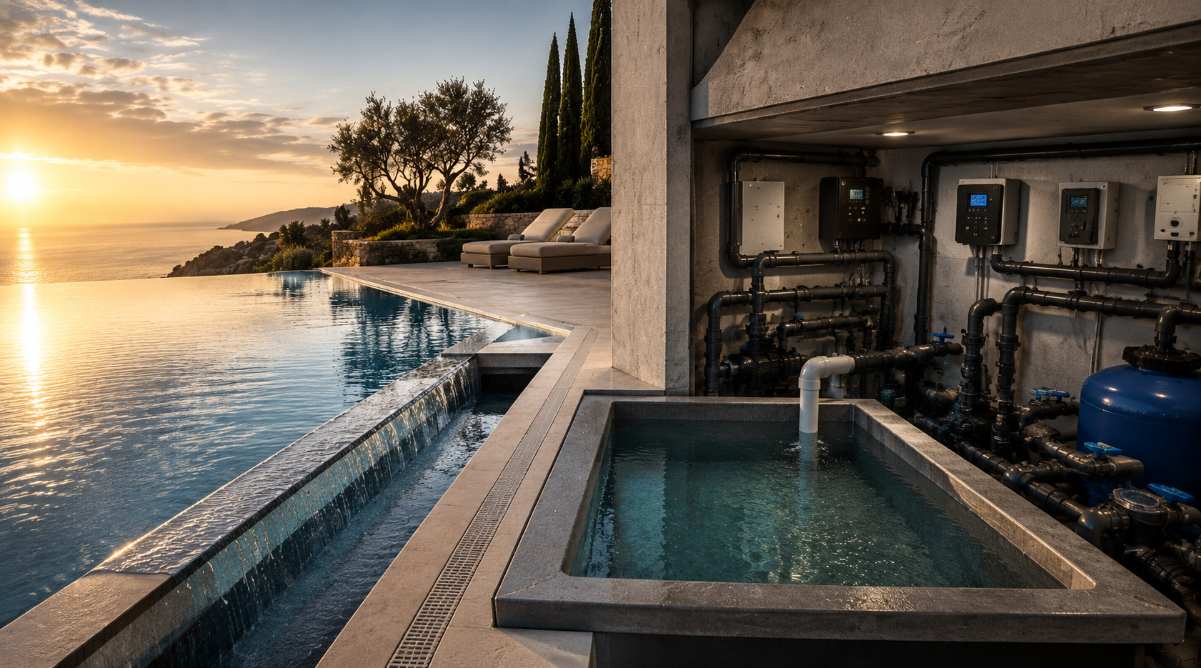 Swimming pool balance tank: design, sizing & function