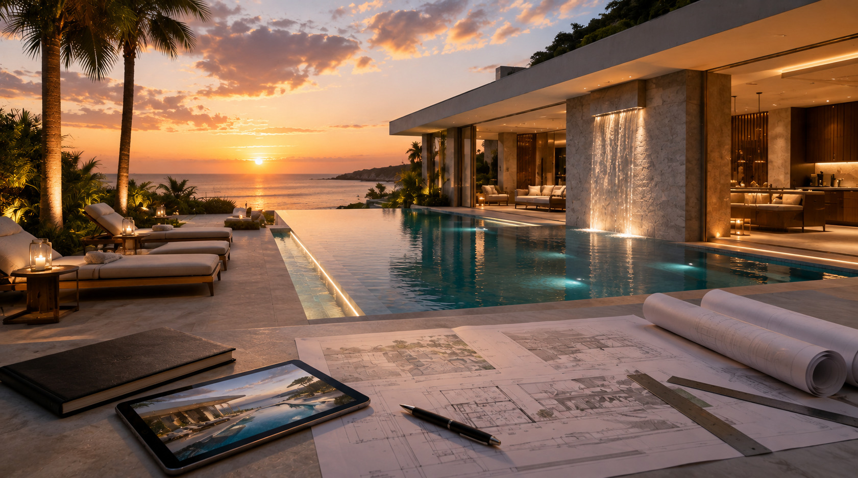 Pool project: from design to execution
